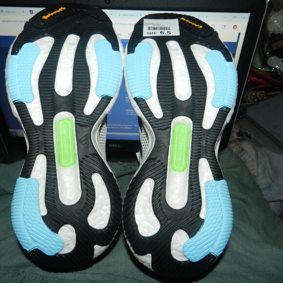 adidas SolarGlide 5 Blue/ White Pulse Lime Men's SIZE 6.5NWT🆕⌚📦🏃💨🚚 - Picture 13 of 16